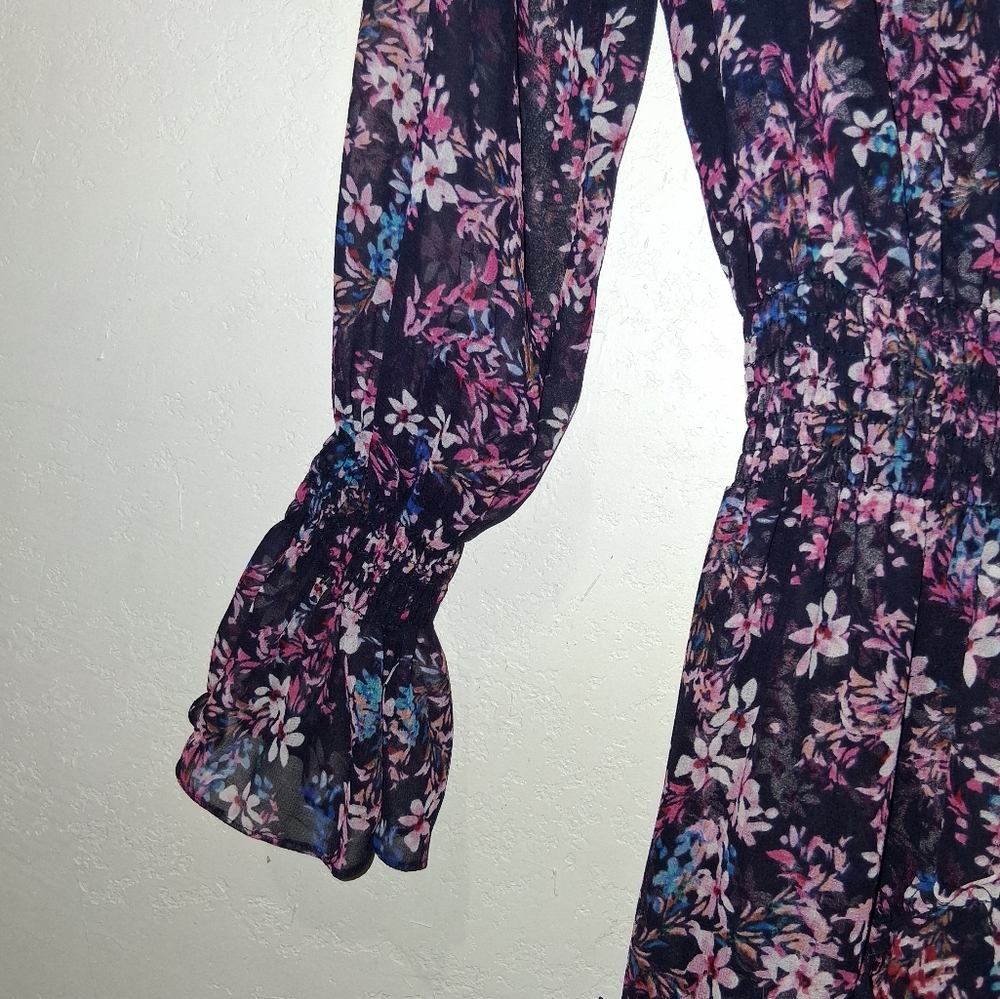 MISA Savanna Ditzy Asymmetrical Dress - Picture 12 of 14